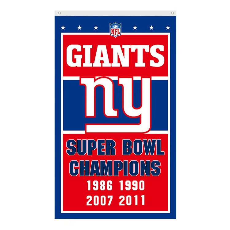 New York Giants Super Bowl Champions Novelty Flag Banner NEW! 3 ft x 5 ft Home & Garden:Yard, Garden & Outdoor Living:Décor:Flags Cozy Home Treasures